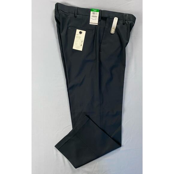 Haggar E-Clo Smart Fiber Straight Fit Comfort Waistband Dress Pants. 36X30, NWT! - Picture 1 of 9